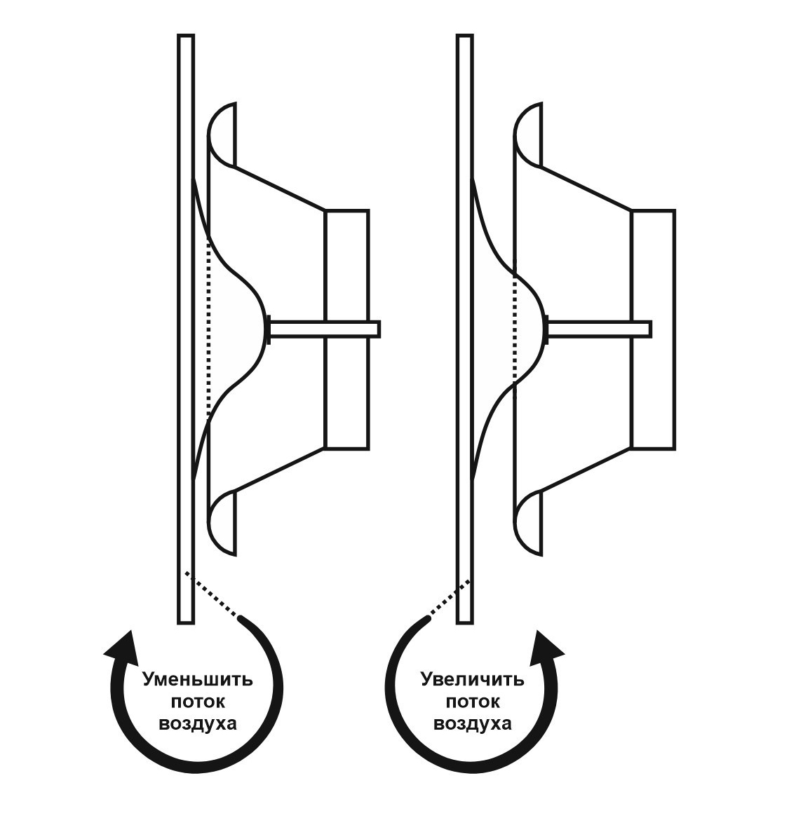 Анемостат со стеклянной внешней частью FOZA D 125 мм. Матовое стекло 260х260 мм. Цвет Белый RAL 9003